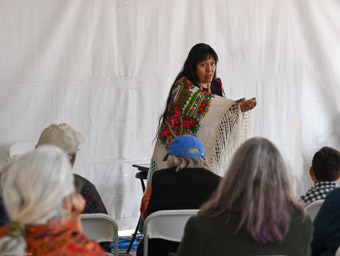 Eldrena Douma, Native American storyteller